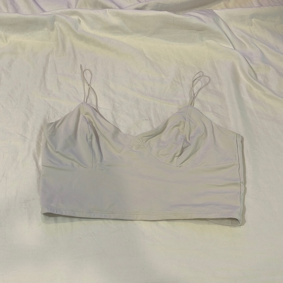 White Crop Top - Picture 1 of 1